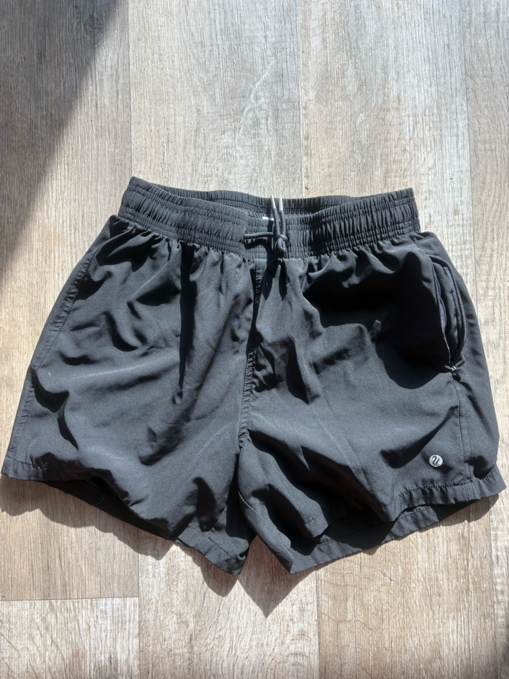 Amazon Men's Black Swim Board Shorts